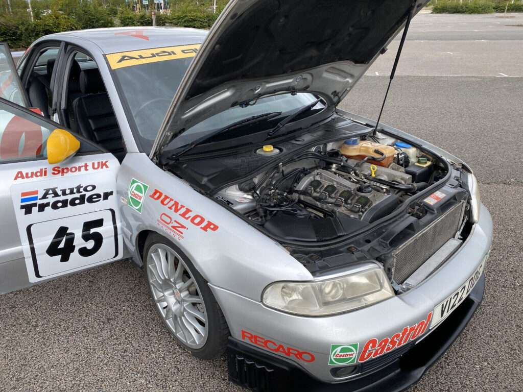 Audi A4 1.8T BTCC replica engine bay