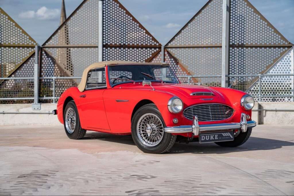 1960 Austin Healey 3000 MK1 roof