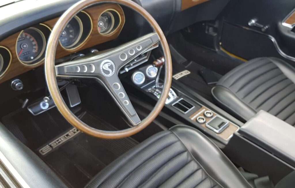 1969 Shelby 500 GT convertible interior