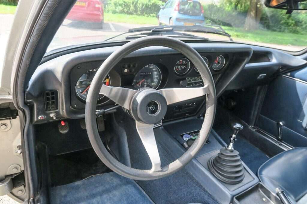 1972 Opel GT classic car interior
