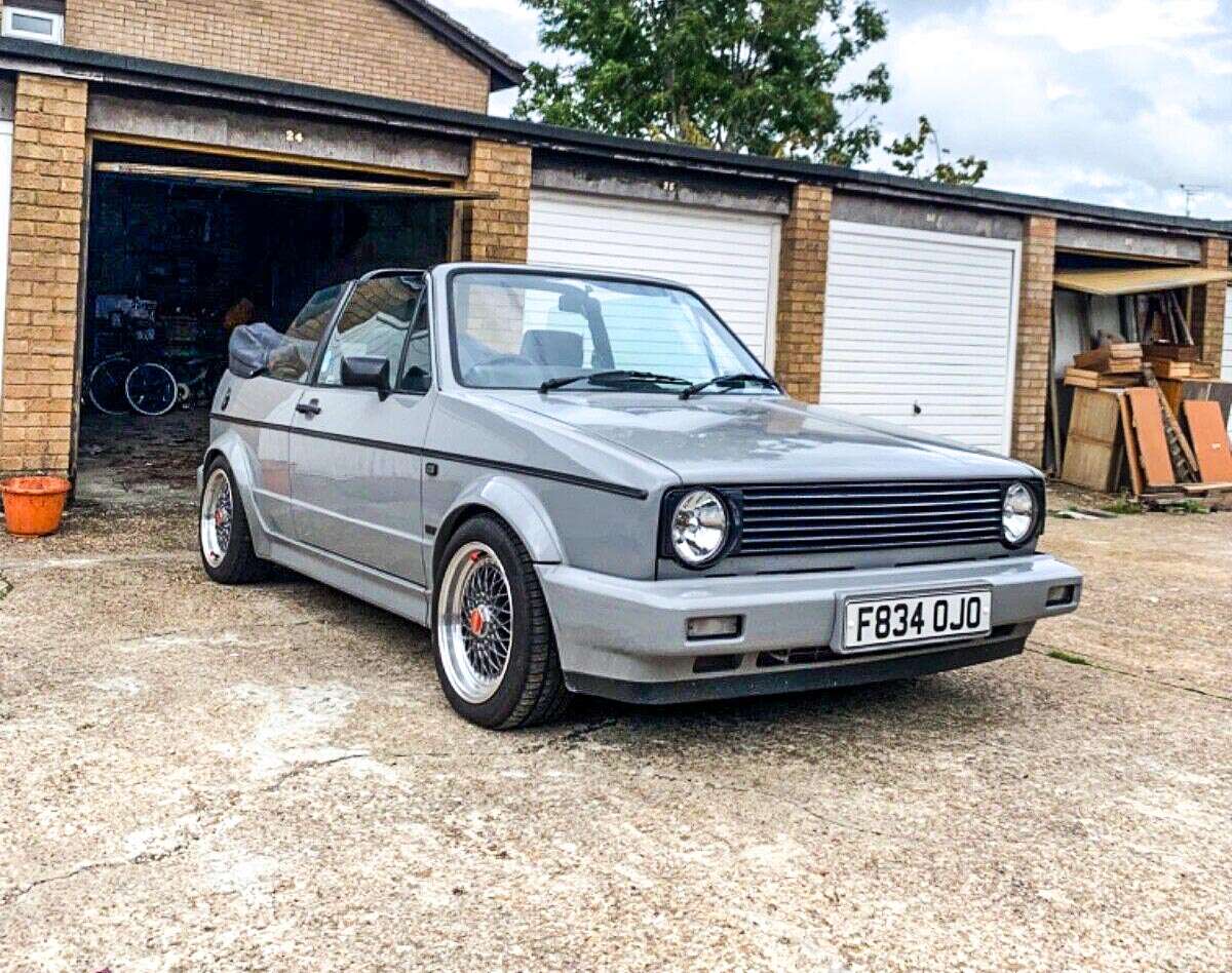1989 VW Mk1 Golf Gti Cabriolet front