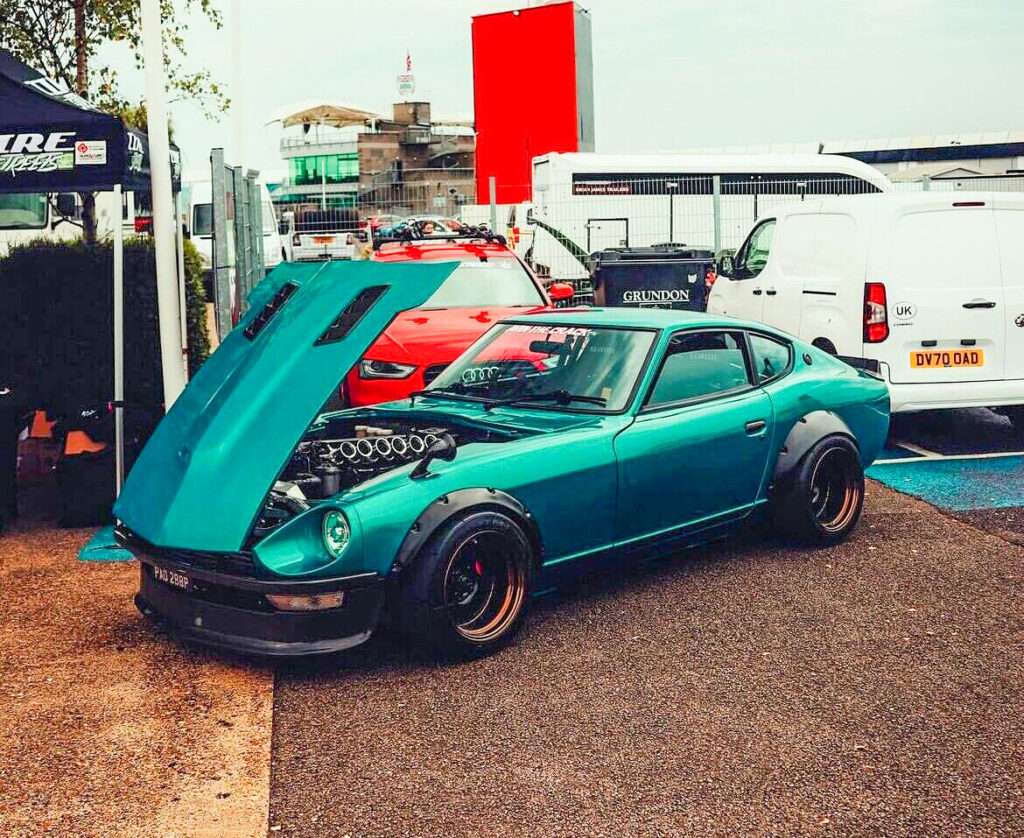 BMW M3 powered Datsun 280Z side
