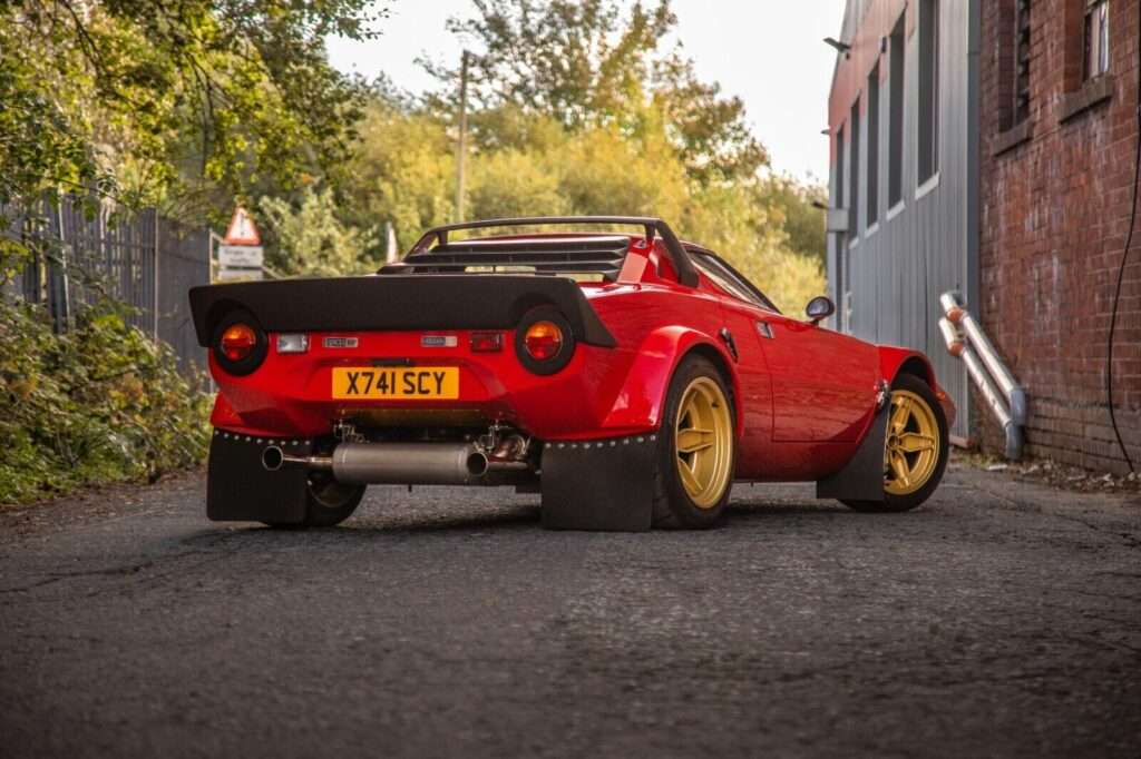 Lancia Stratos Rally Car Replica rear