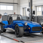 UK kit car undergoing an approval inspection with its builder