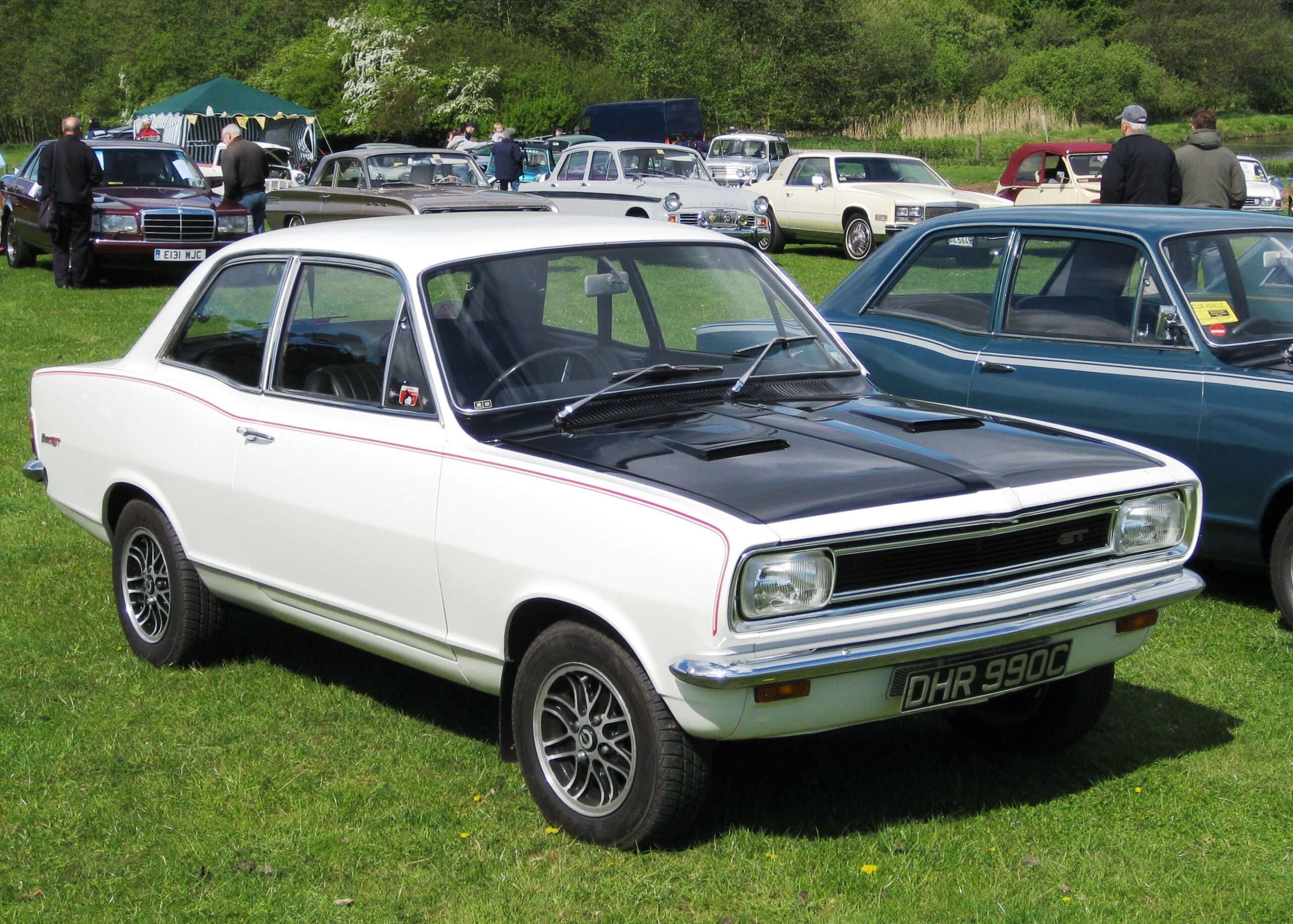 Vauxhall Viva GT HB at a classic car event