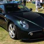 Alfa Romeo 8C Competizione front three-quarter view