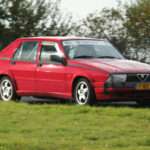 Red Alfa Romeo 75 at the Nürburgring