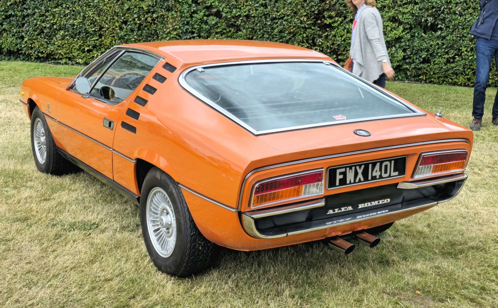 1973 Alfa Romeo Montreal rear three-quarter view