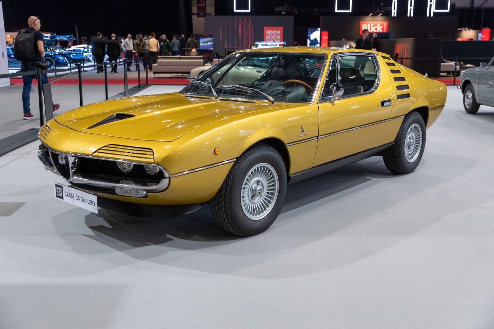 Alfa Romeo Montreal at a motor show