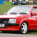 1983 Vauxhall Astra GTE Mk1, front three-quarter view