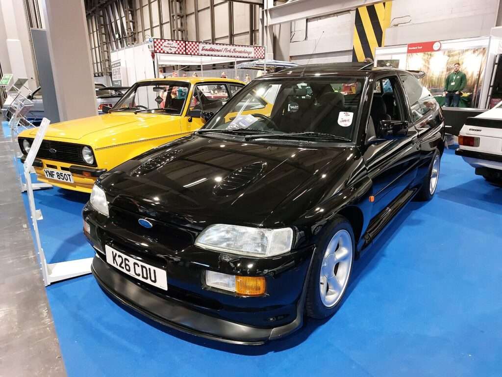 1992 Ford Escort RS Cosworth at the NEC Restoration Show