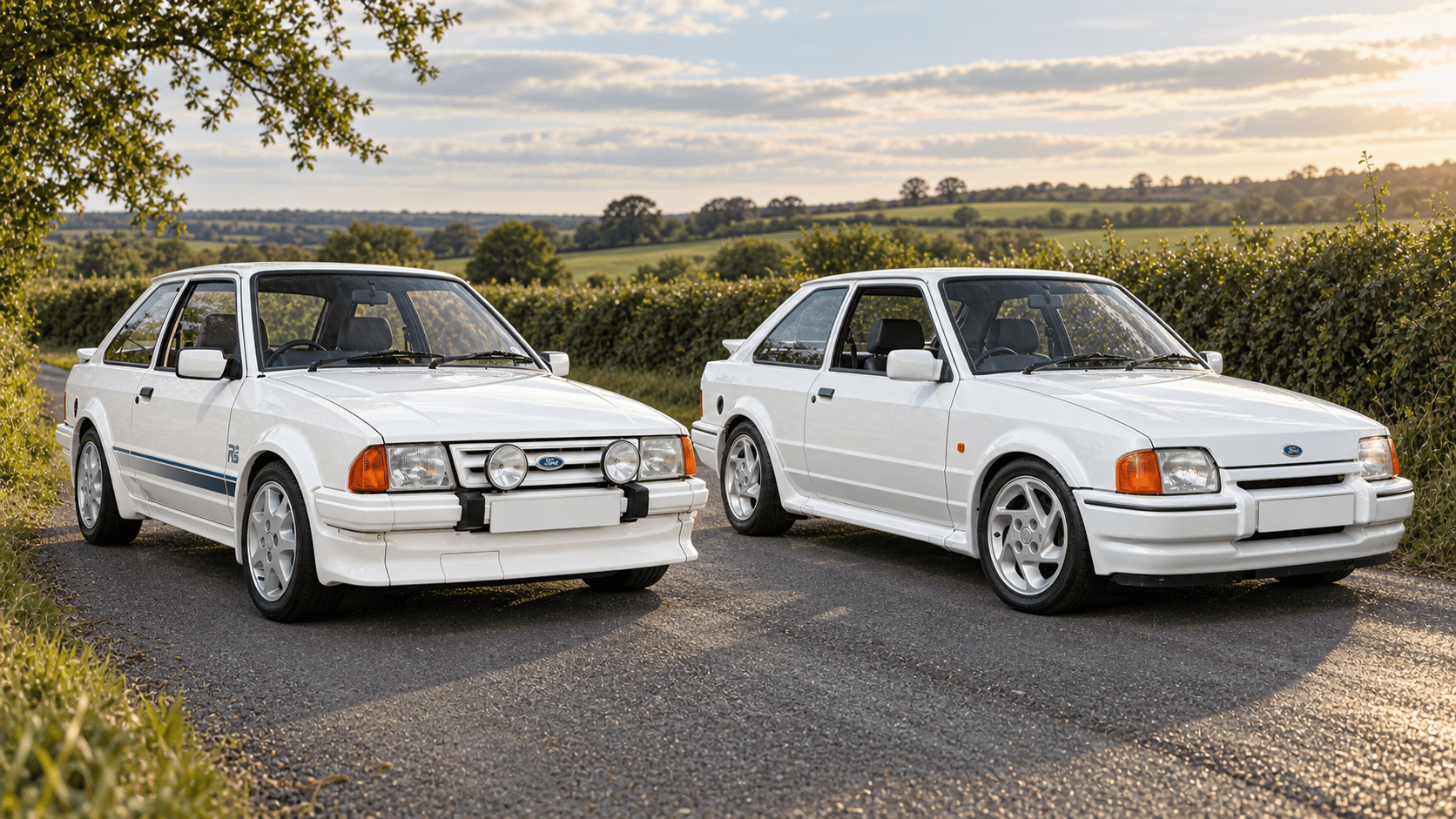 Ford Escort RS Turbo Series 1 and Series 2 comparison