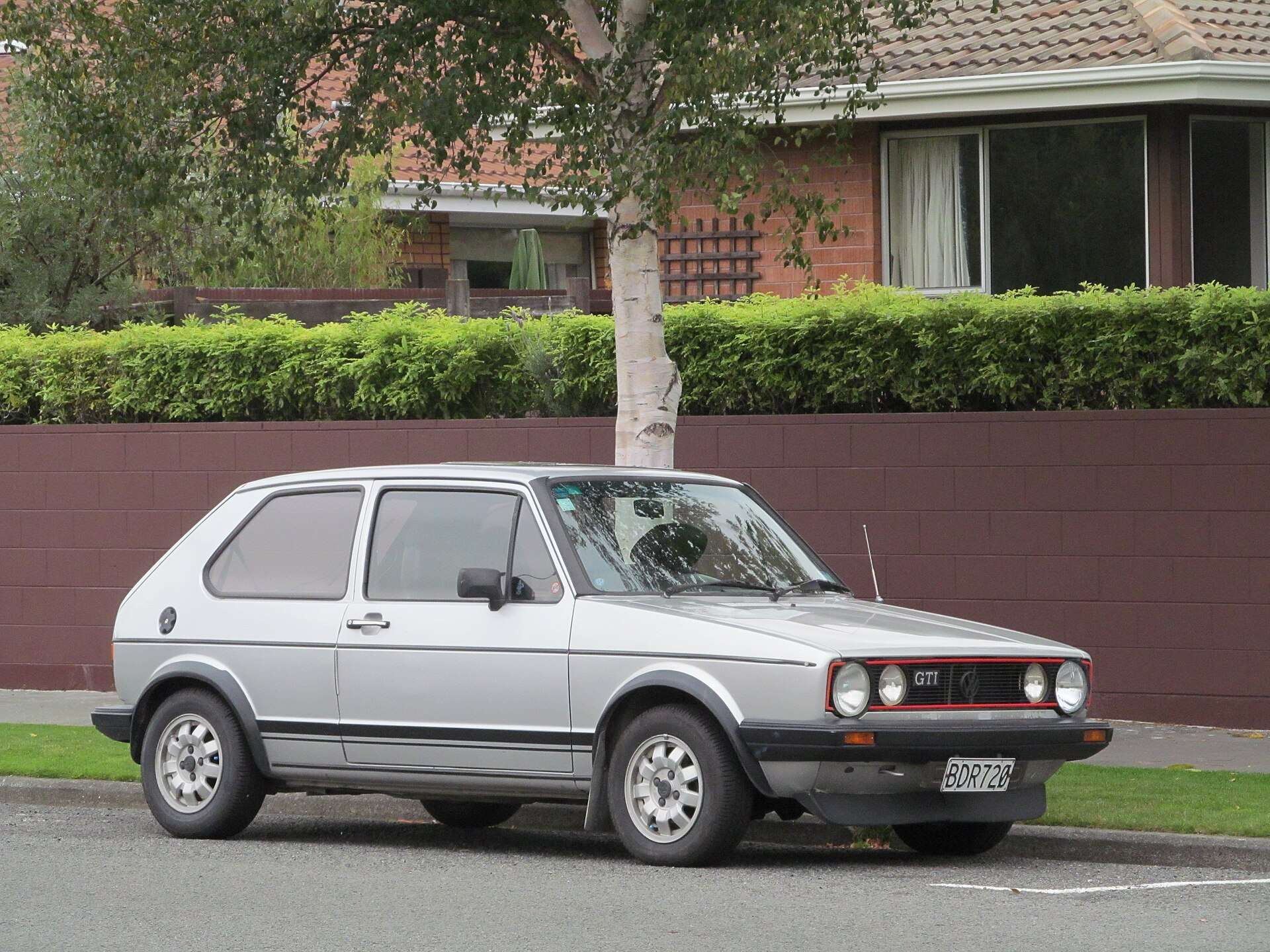 1982 Volkswagen Golf GTI Mk1 front three-quarter view