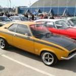 Opel Manta A coupe at a classic-car gathering