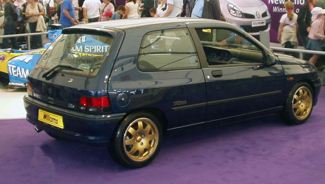 Renault Clio Williams representing the Rare and Performance Renault hub