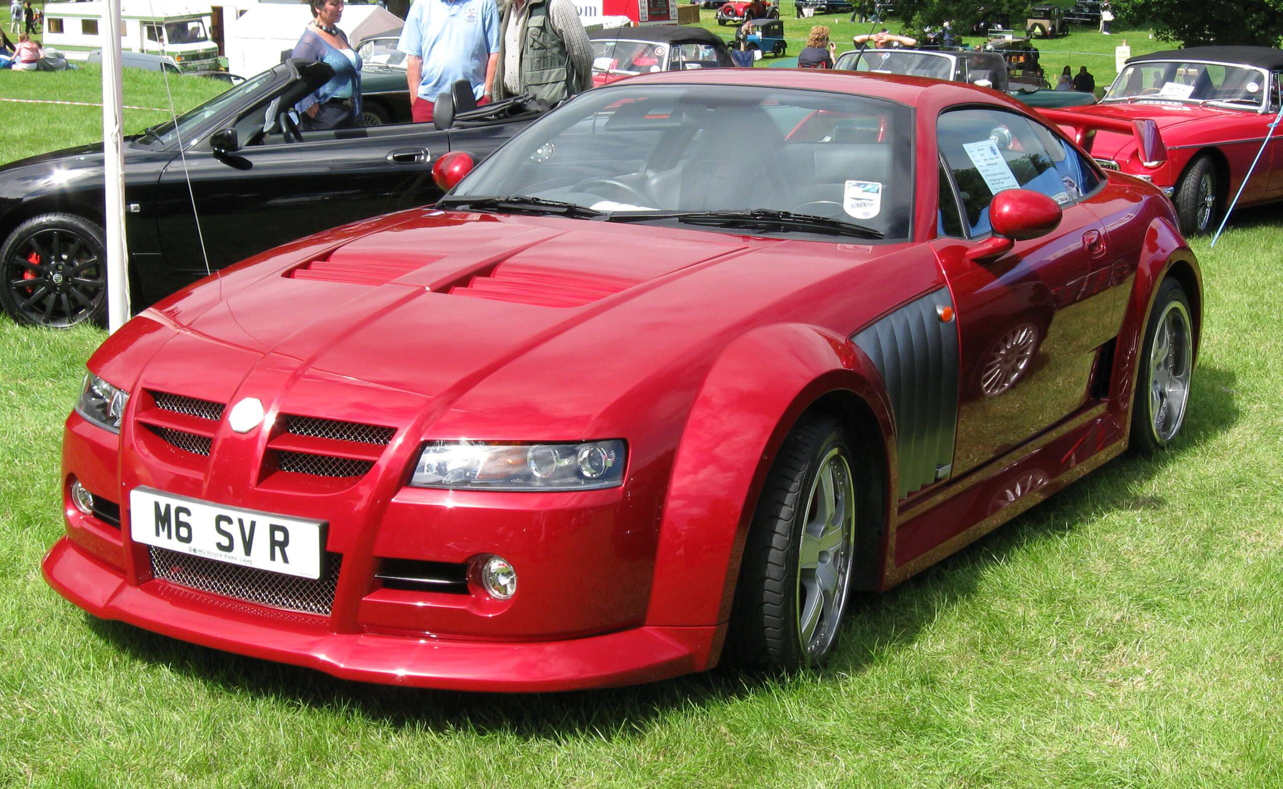 Black MG XPower SV-R in side profile