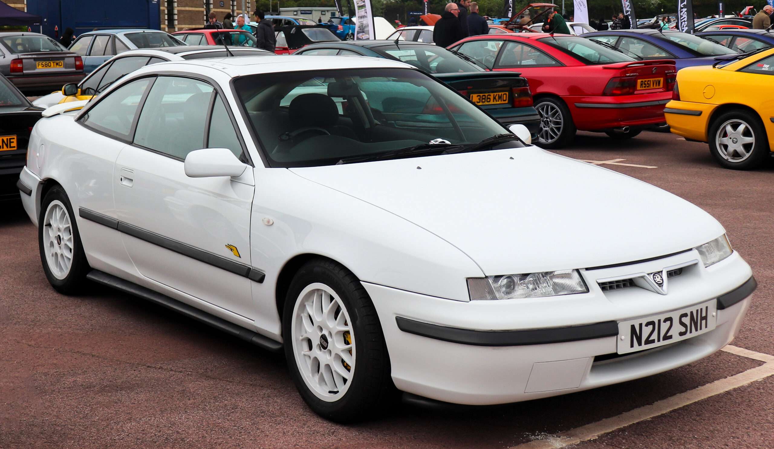 1995 Vauxhall Calibra DTM touring car at the British Motor Museum
