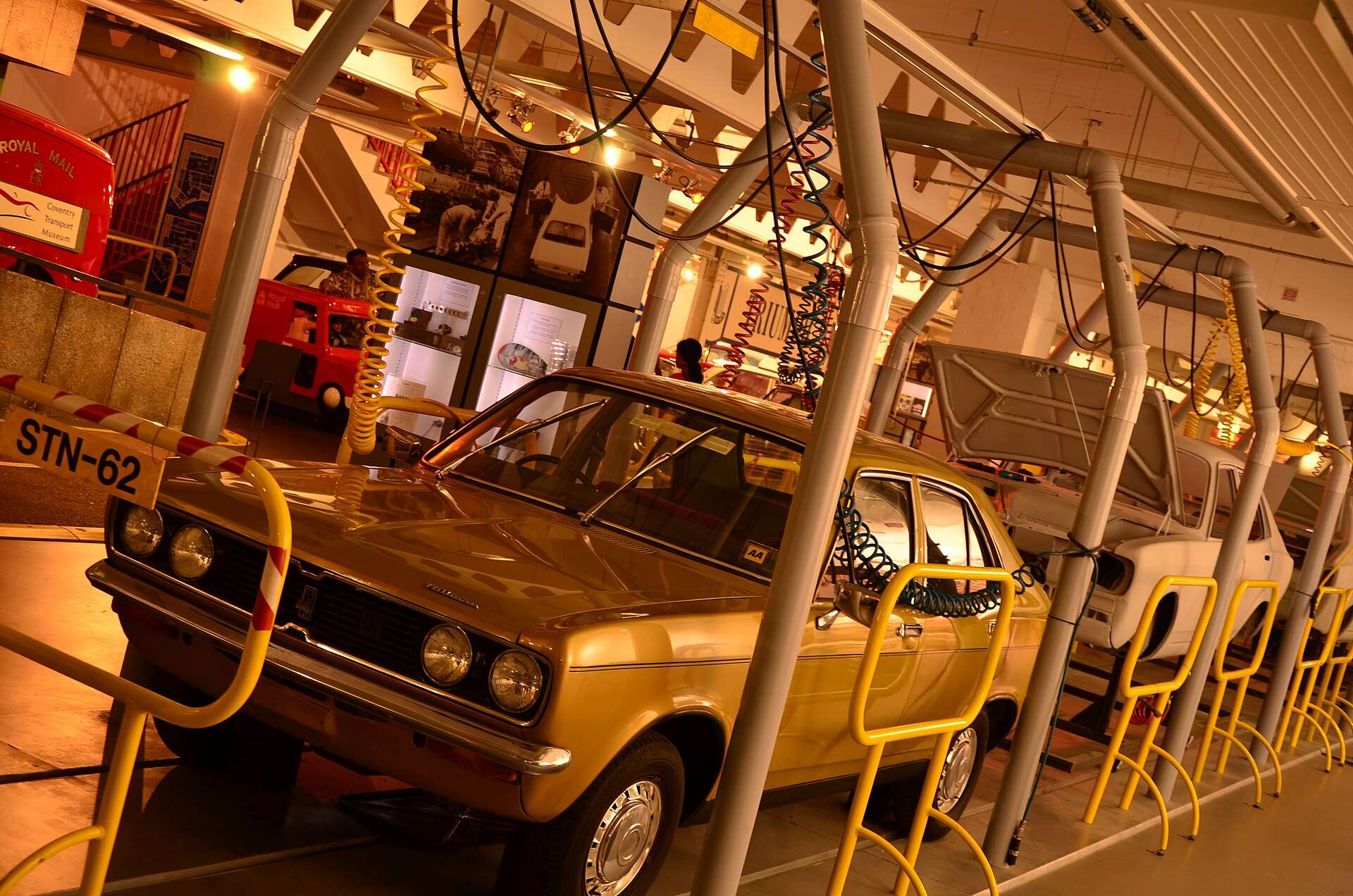 Hillman Avenger production display at Coventry Transport Museum