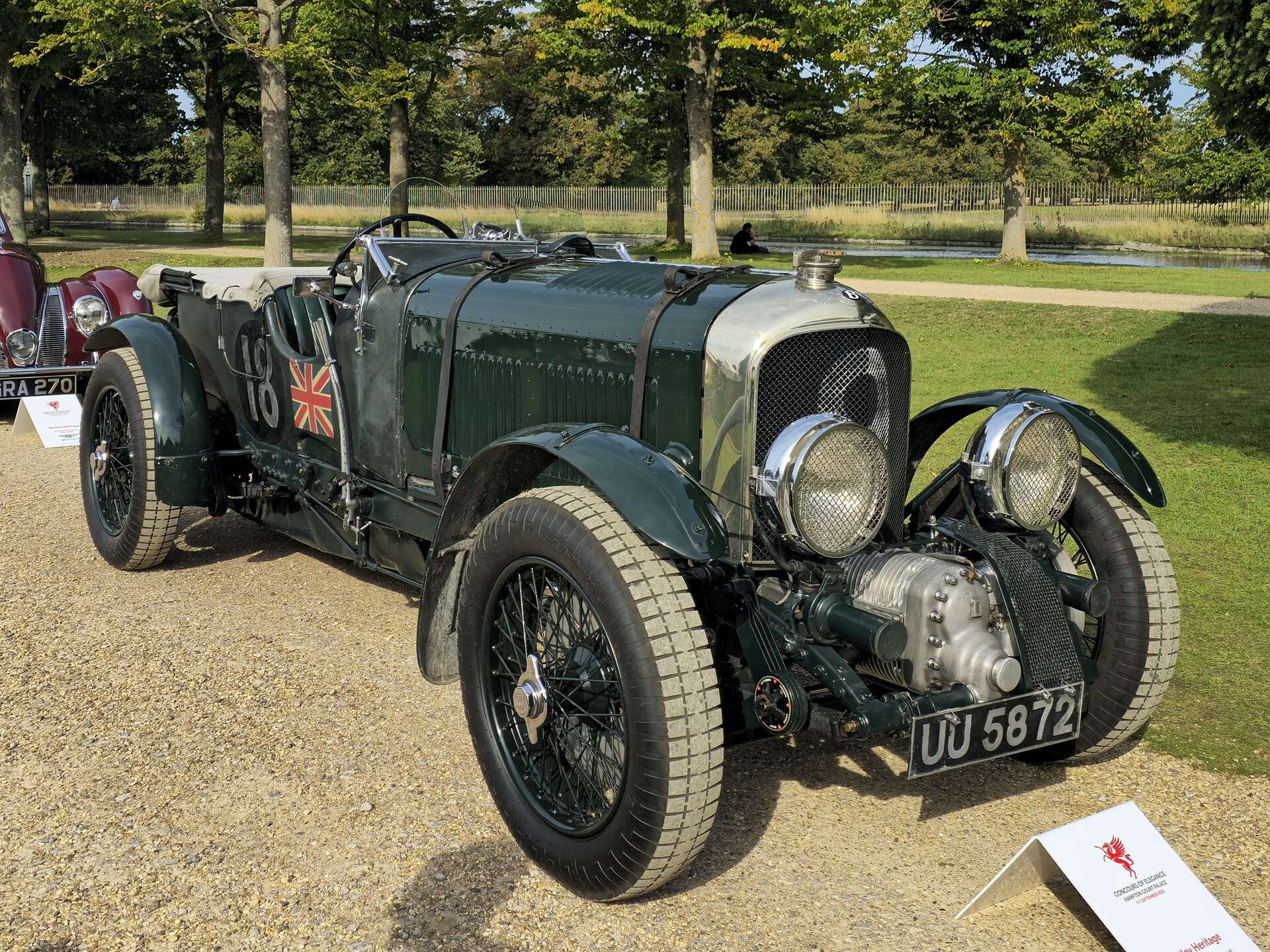 Green 1929 Bentley 4½ Litre Blower