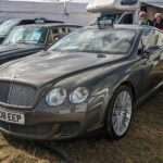 Silver Bentley Continental GT Speed front three-quarter