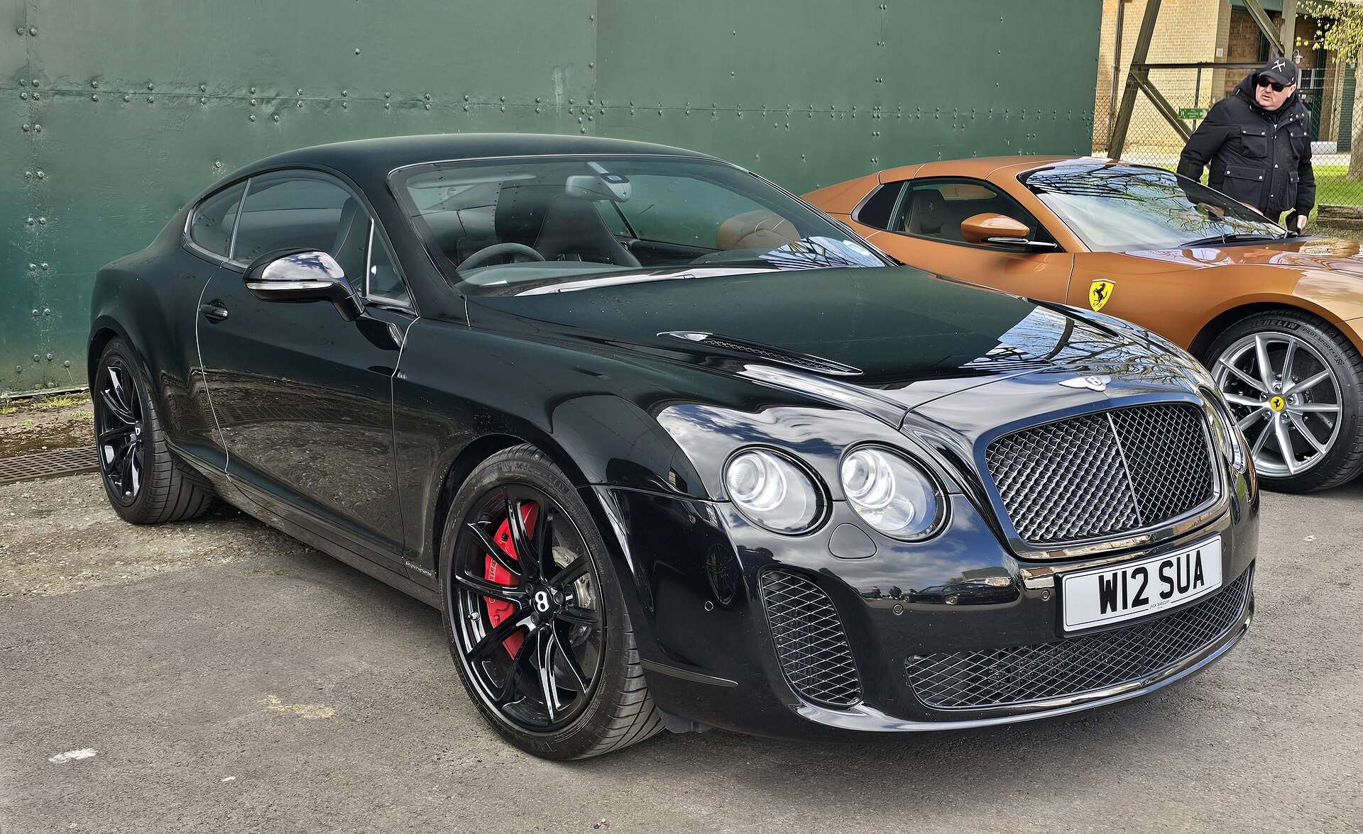 Grey Bentley Continental Supersports front three-quarter