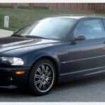 BMW M3 E46 fixed-roof Coupé, front three-quarter view