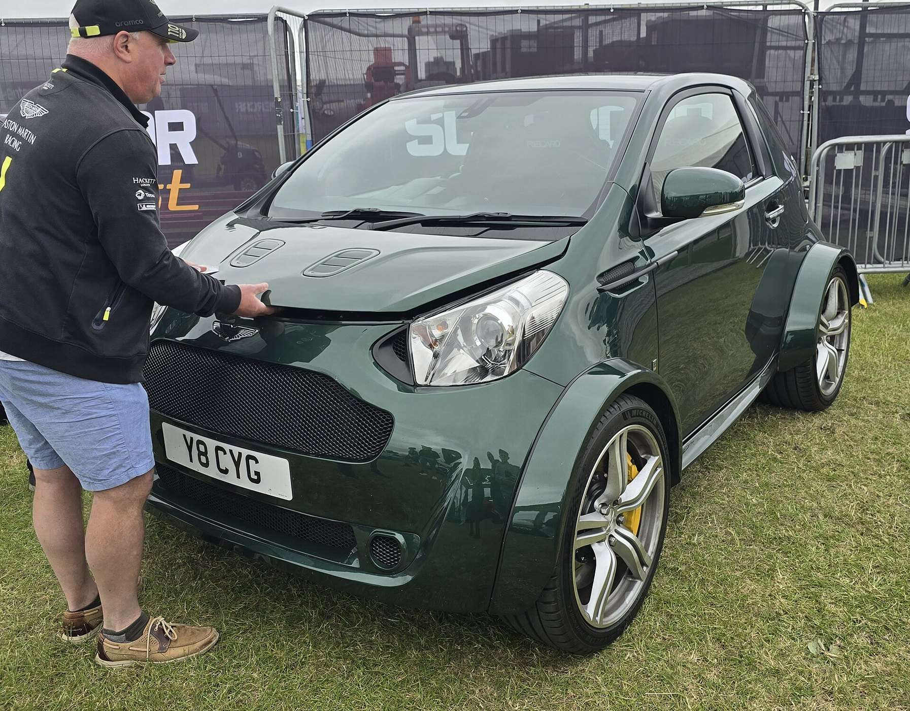 2018 one-off Aston Martin V8 Cygnet
