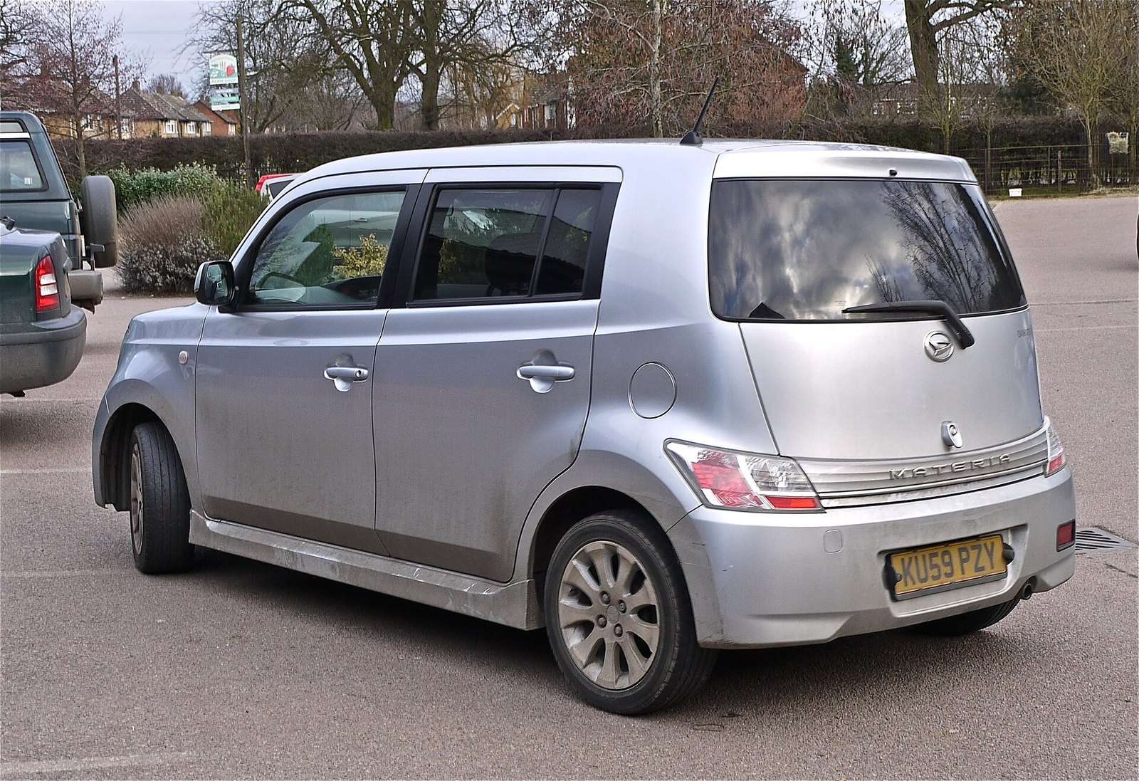 UK-registered Daihatsu Materia rear view