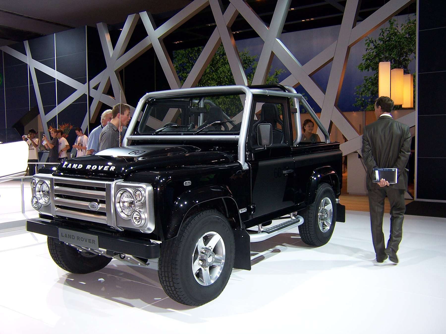 Defender 90 SVX side view