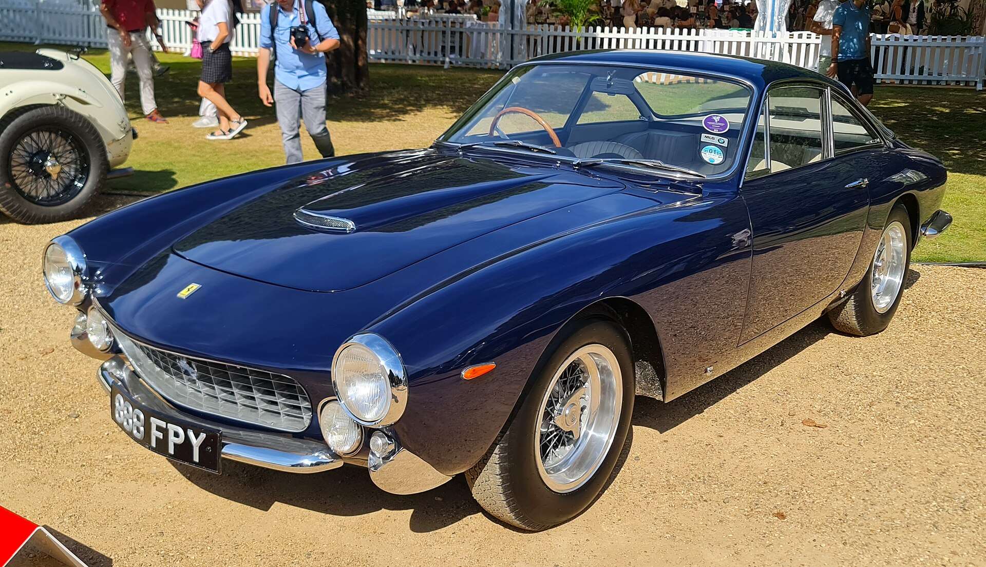 Blue Ferrari 250 GT Berlinetta Lusso