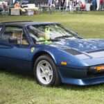 Blue 1985 Ferrari 308 GTS Quattrovalvole front three-quarter