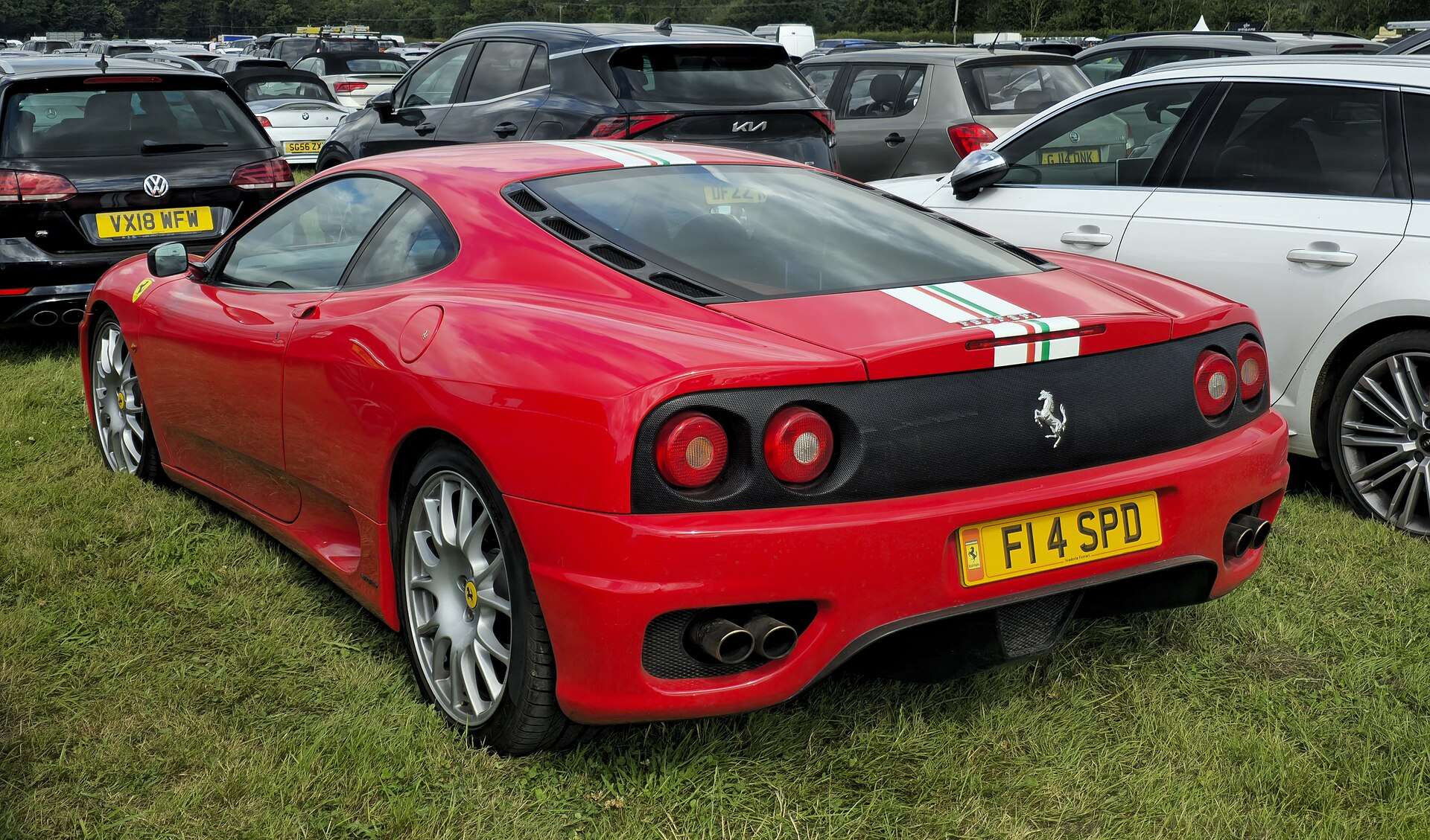 Red Ferrari 360 Modena