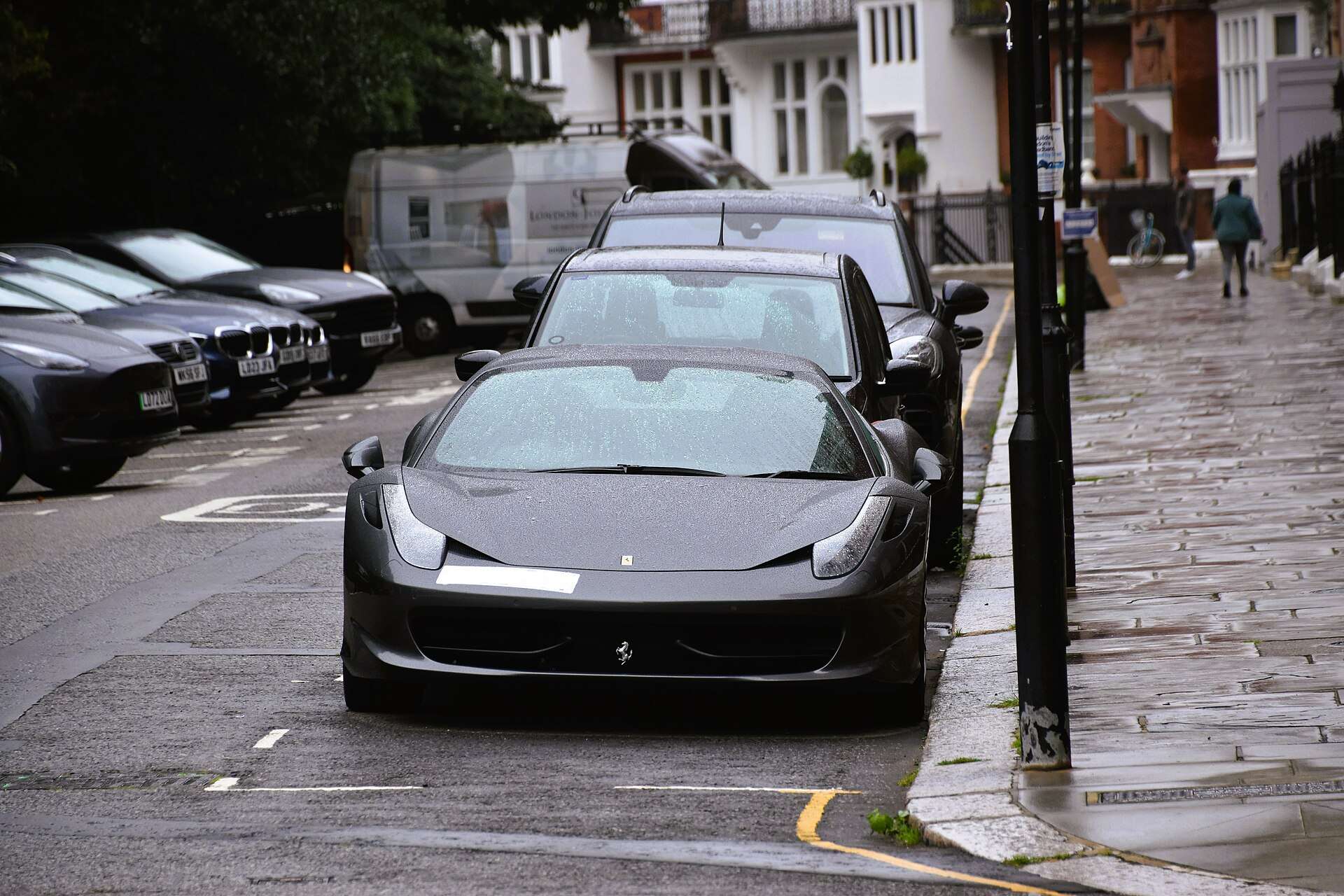 Grey Ferrari 458 Italia