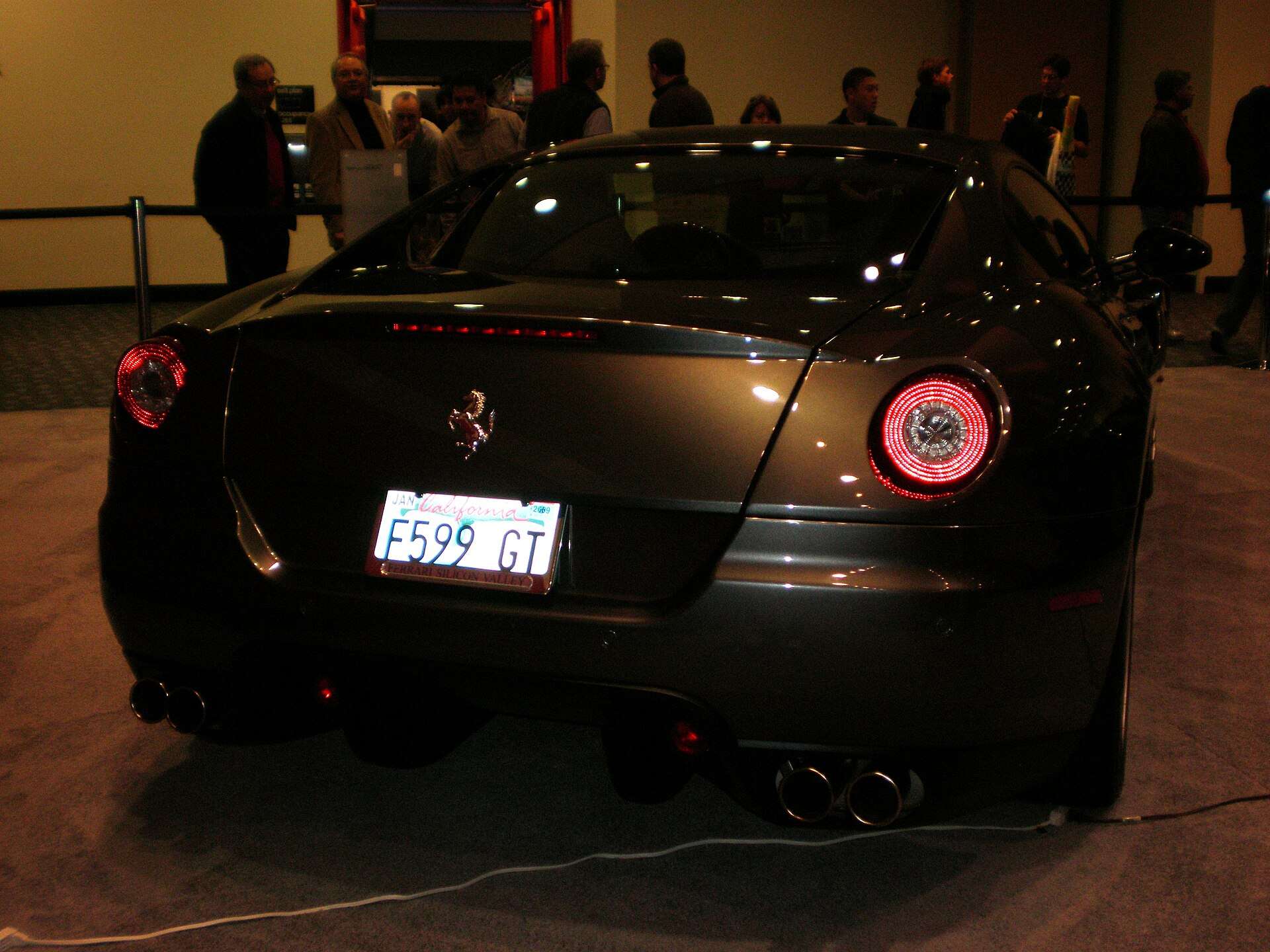 Black Ferrari 599 GTB Fiorano