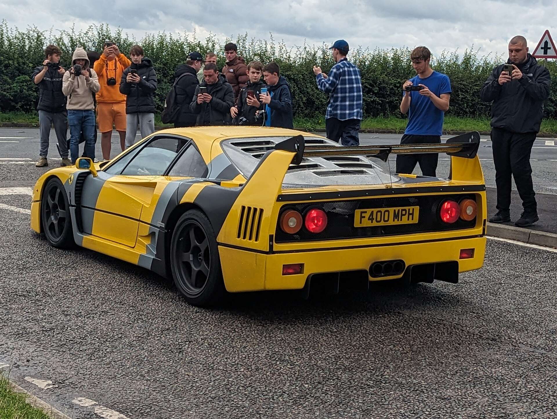 Ferrari F40 at a motoring event