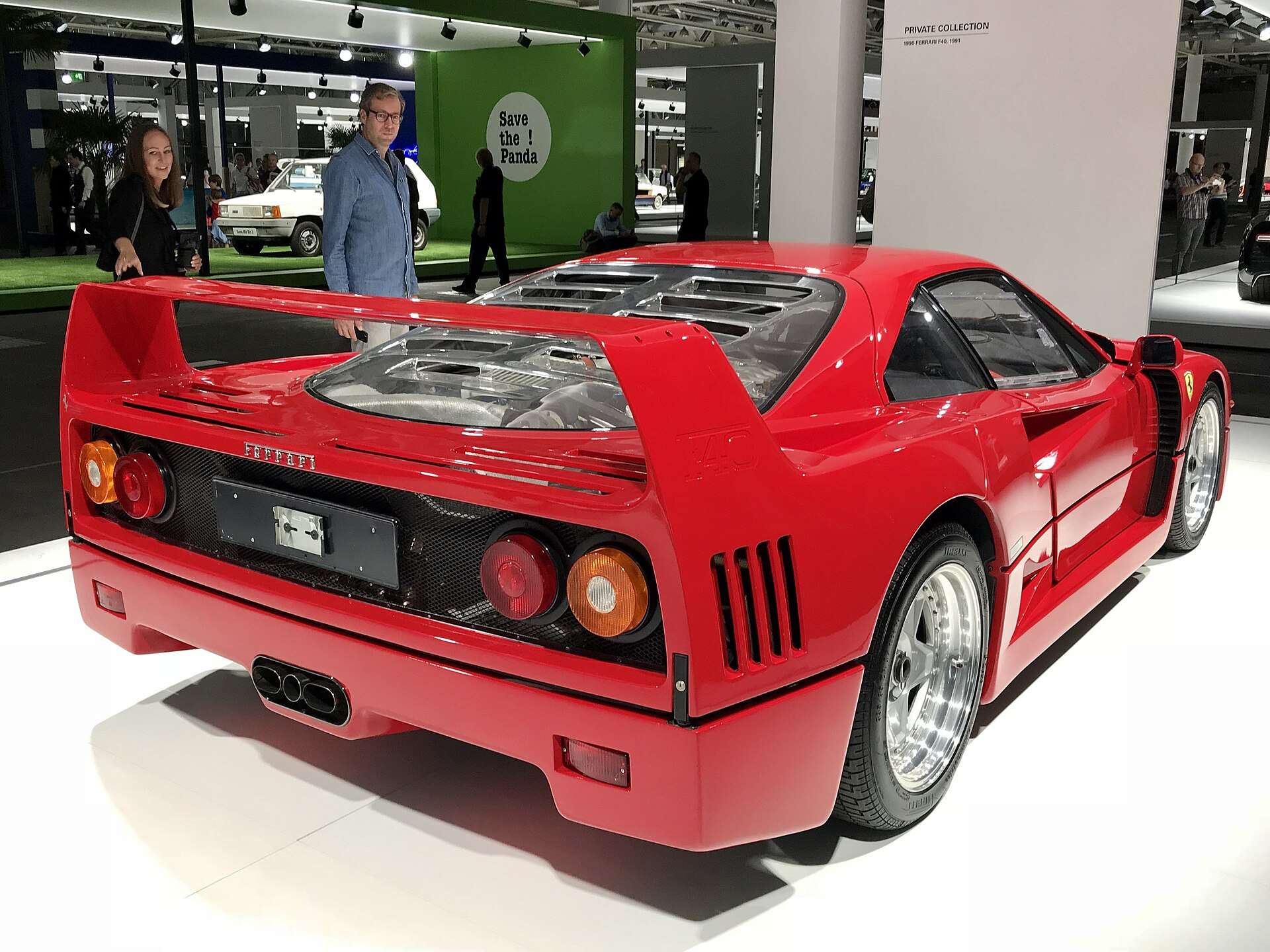 Ferrari F40 rear body and engine cover