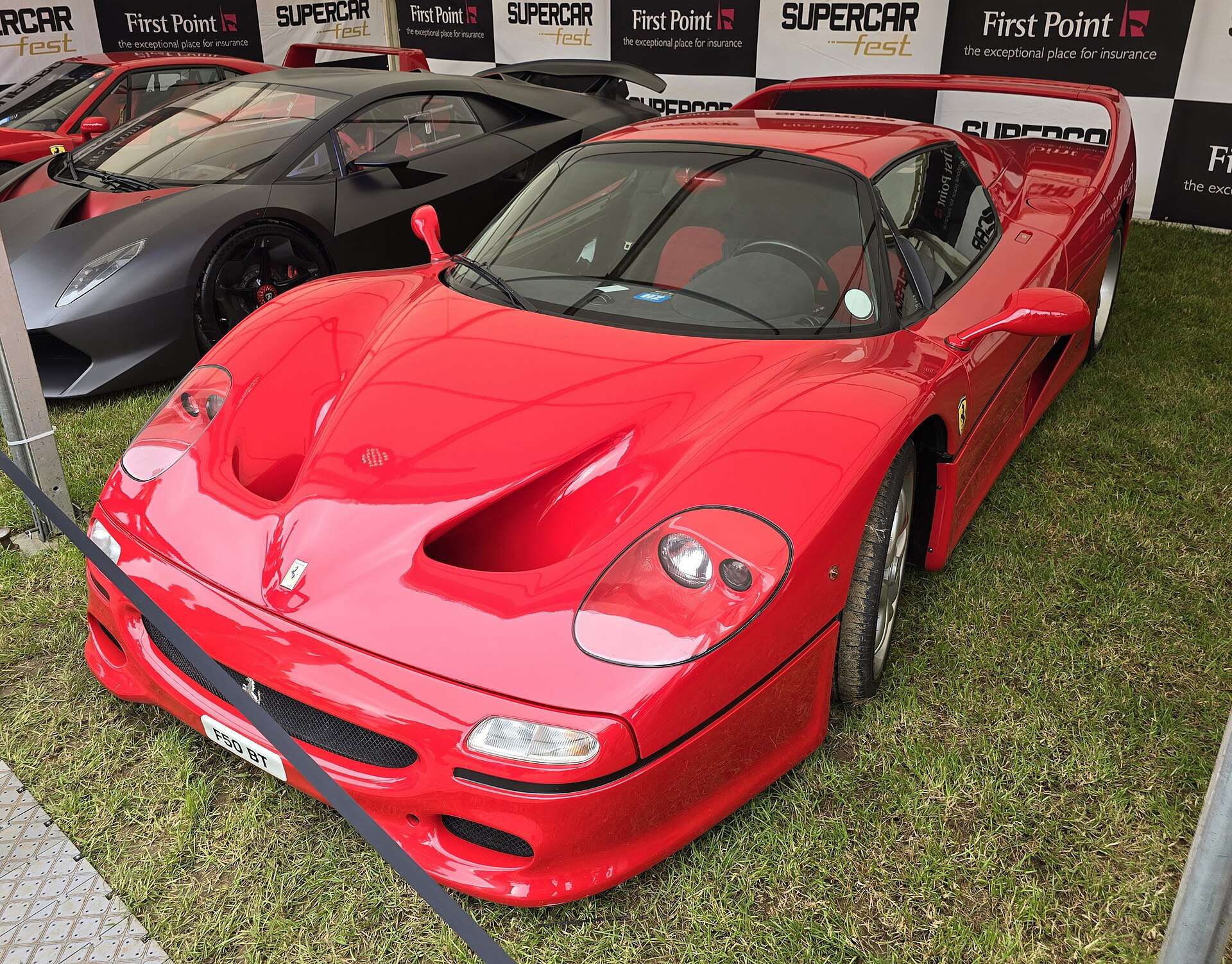 Red Ferrari F50