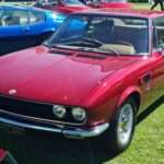 Red Fiat Dino 2400 Coupé at the London Concours