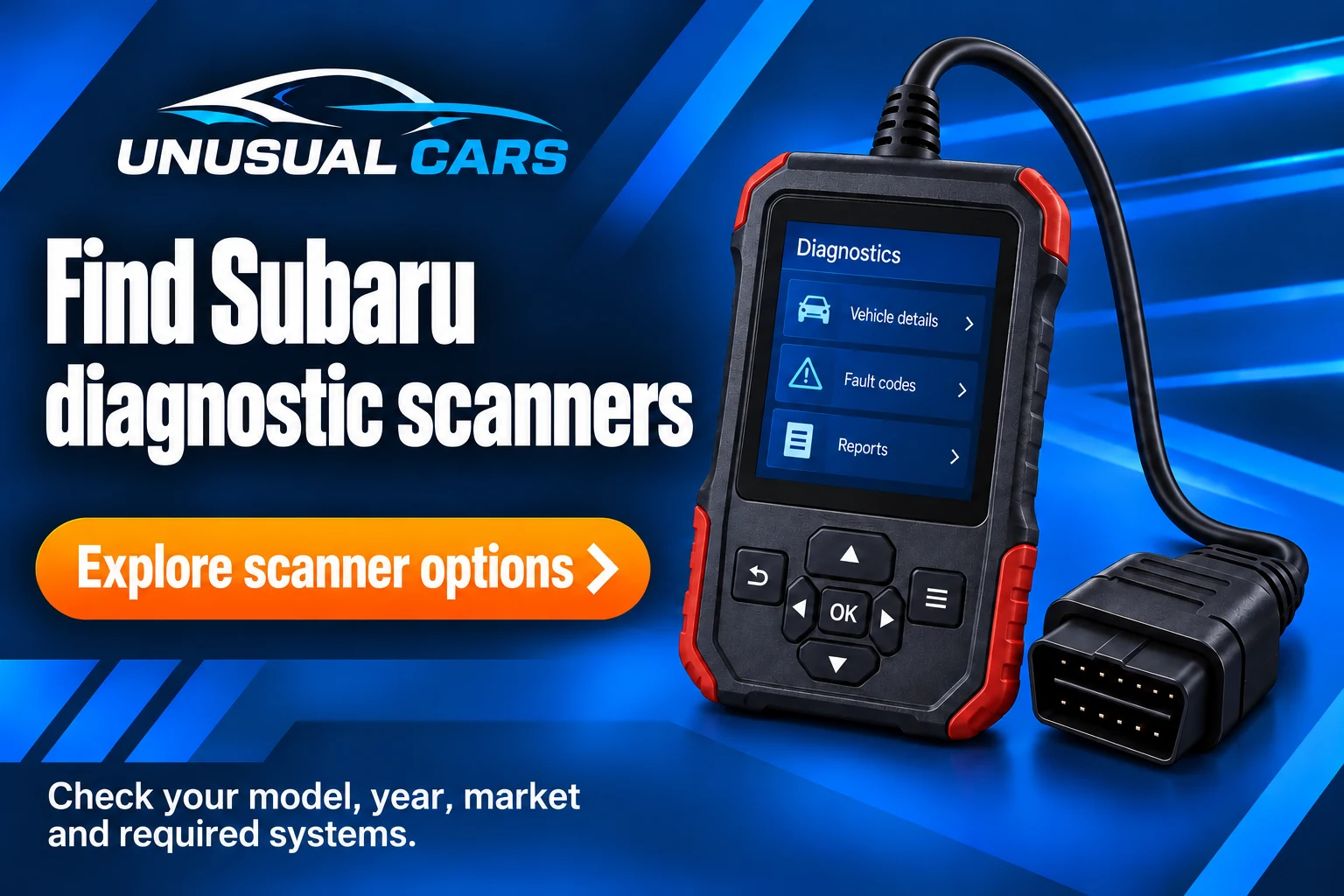 Guide Support Car Forester 2.5 XT Pre-Facelift Scanner Guide | Unusual Cars