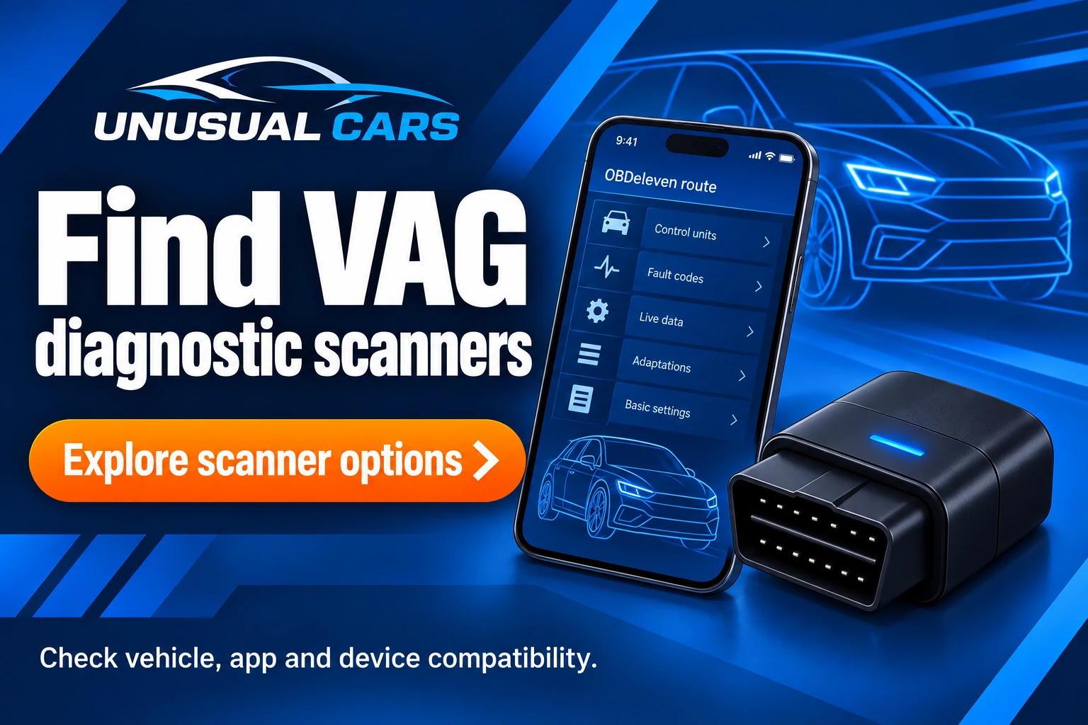 Find VAG diagnostic scanners: explore OBDeleven options on Amazon