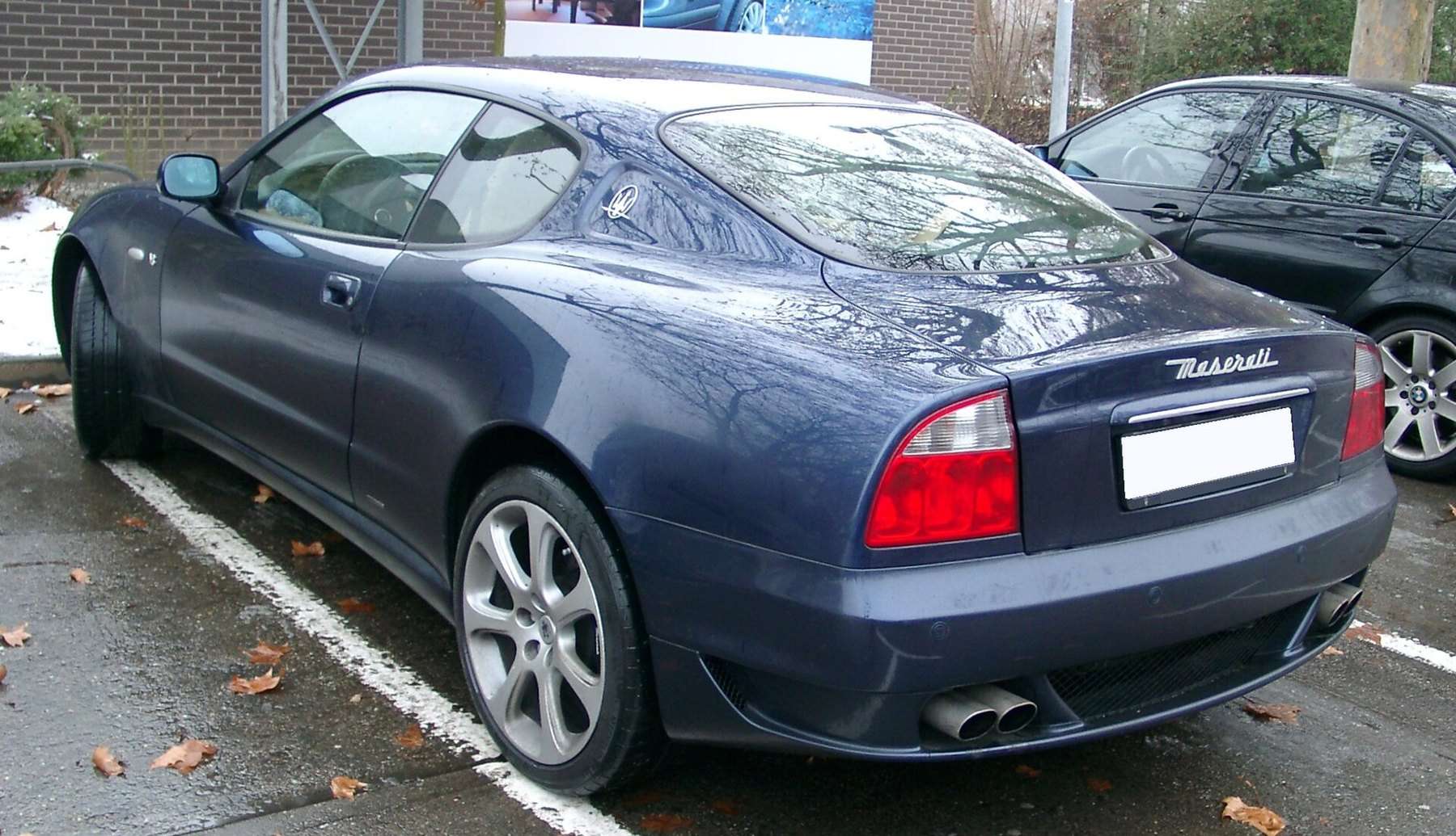 Rear view of a Maserati GranSport