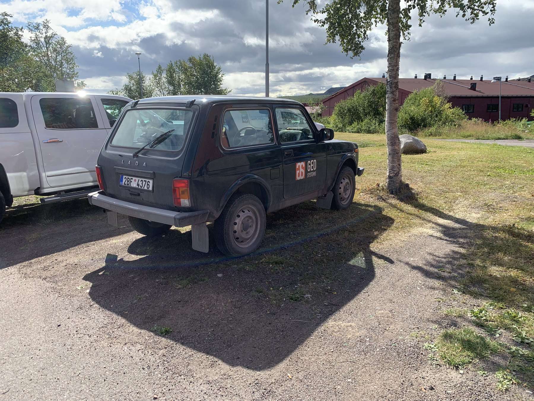 Lada Niva in winter conditions