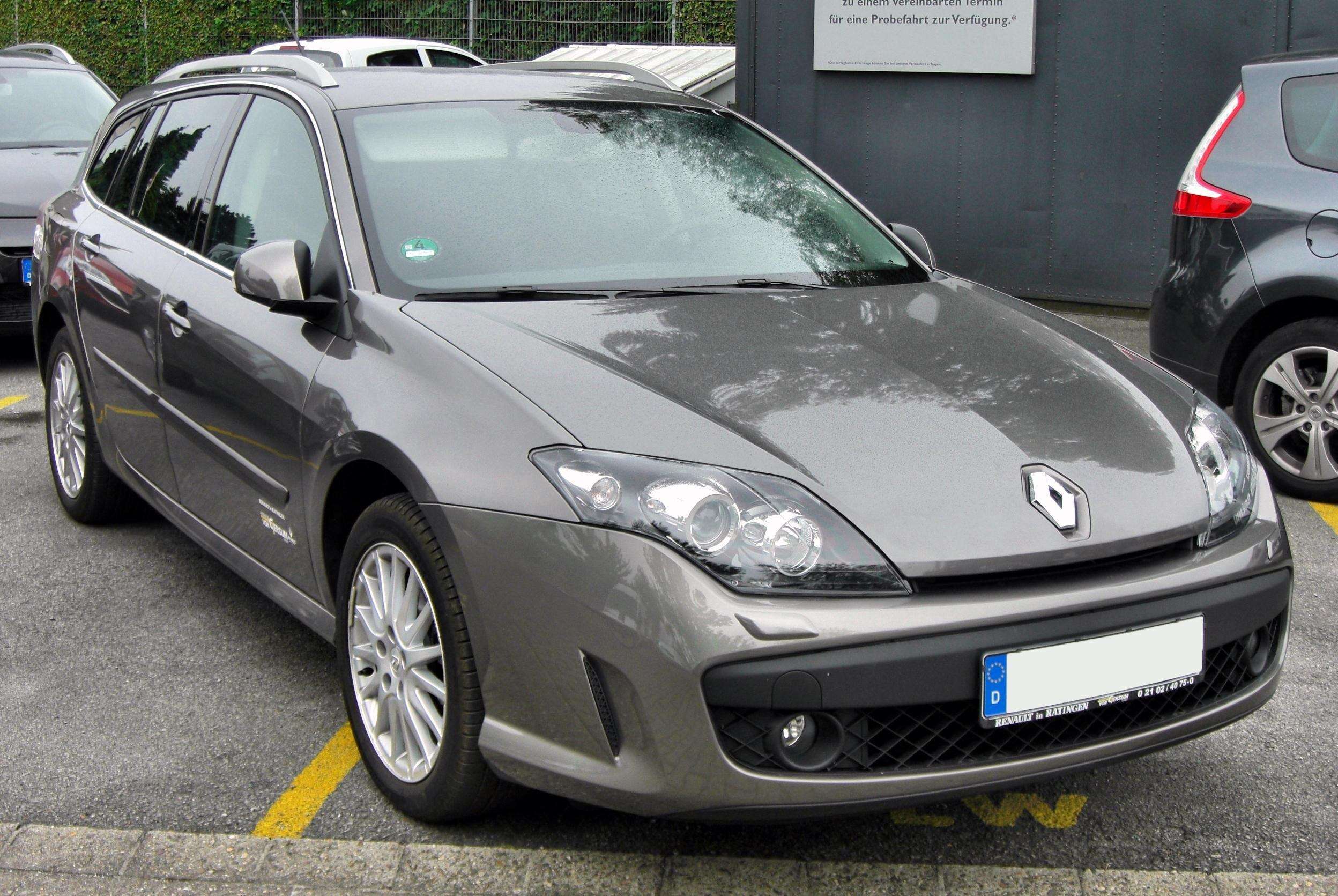 Renault Laguna III GT Sport Tourer — generation illustration; engine unverified