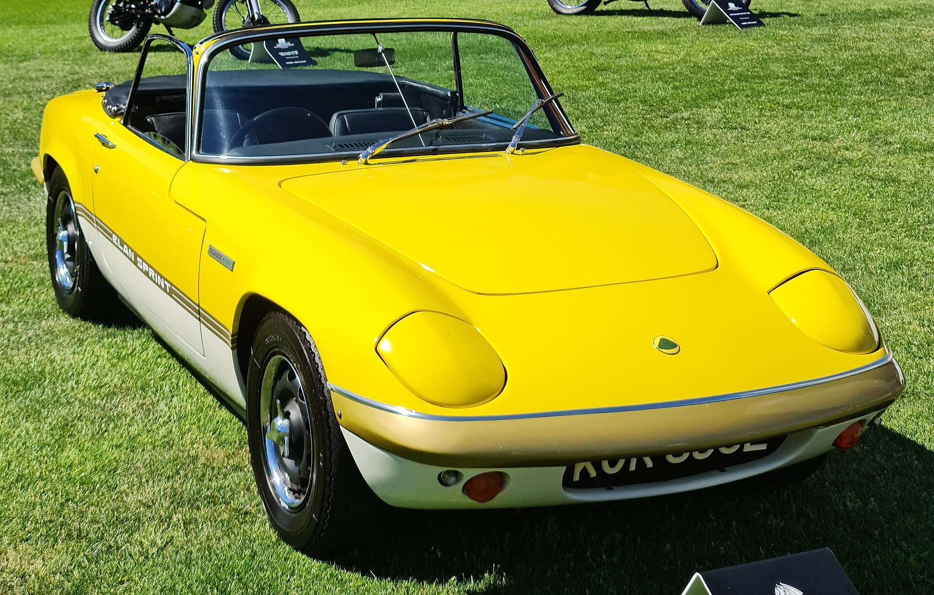 1973 Lotus Elan Sprint front three-quarter view
