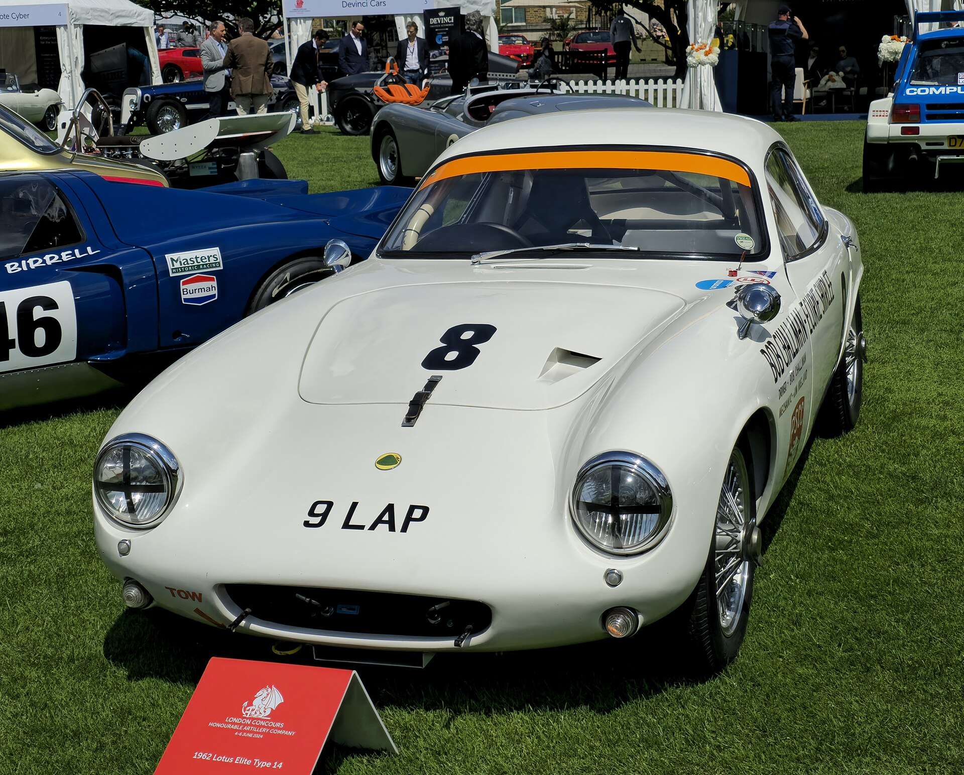 1962 Lotus Elite Type 14 rear three-quarter view