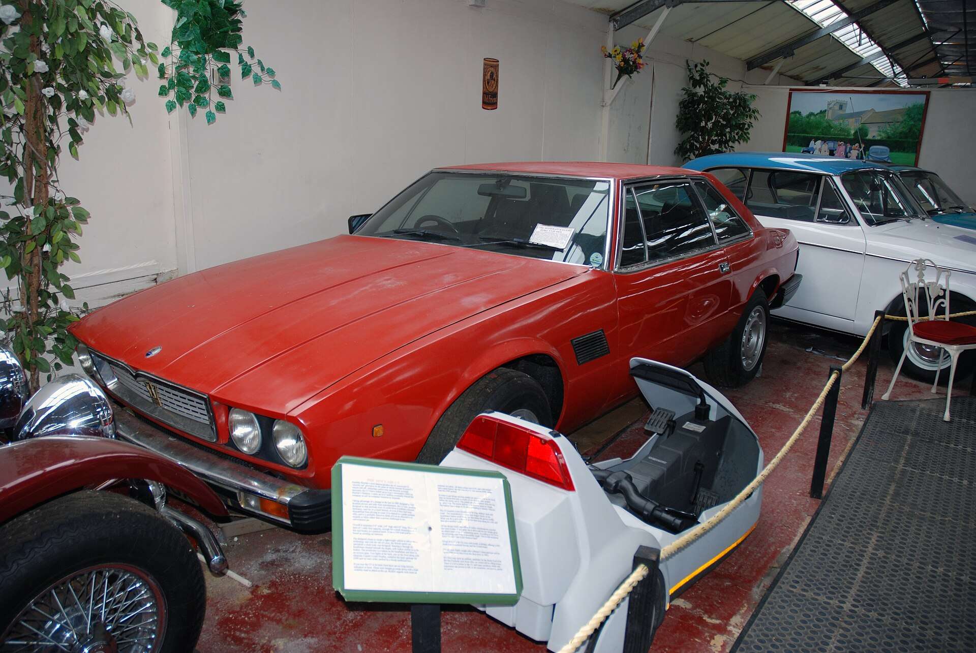 Red Maserati Kyalami front three-quarter