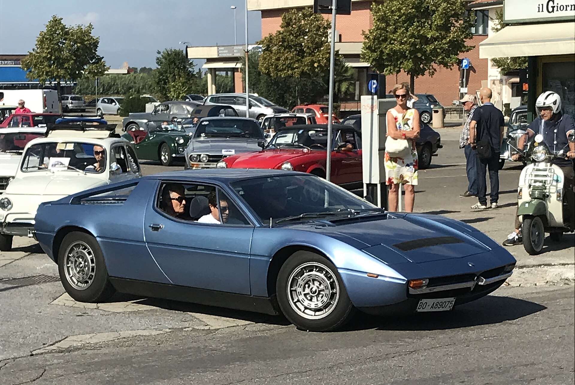 Blue Maserati Merak 2000 GT