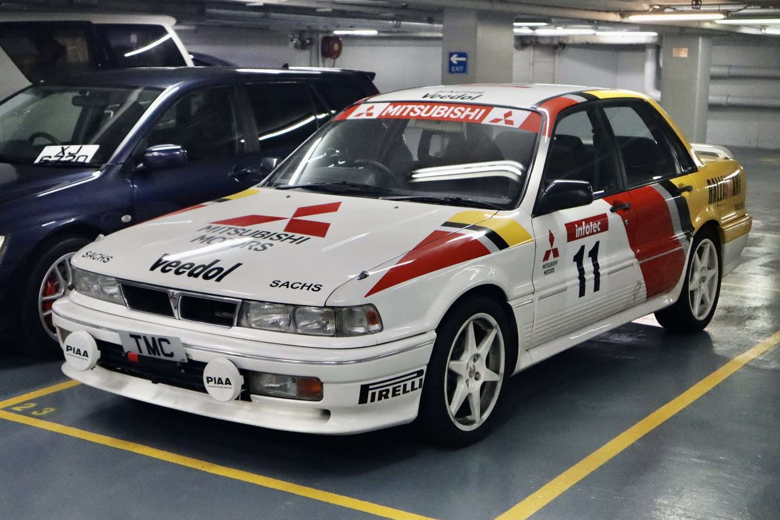 Mitsubishi Galant VR-4 rally car representing the Rare and Performance Mitsubishi hub