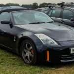 Grey Nissan 350Z Z33 front three-quarter view