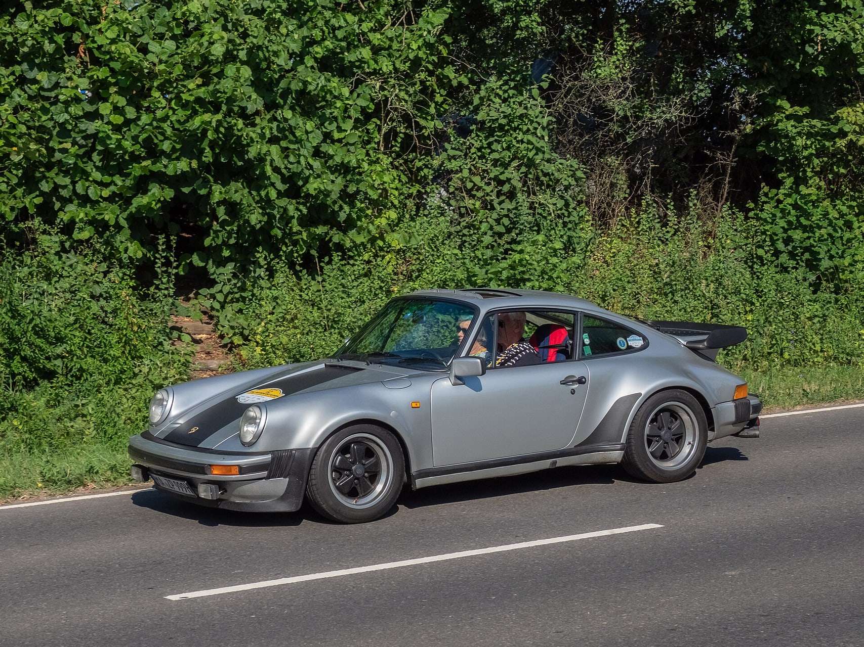 Porsche 911 Turbo 930 rear three-quarter view